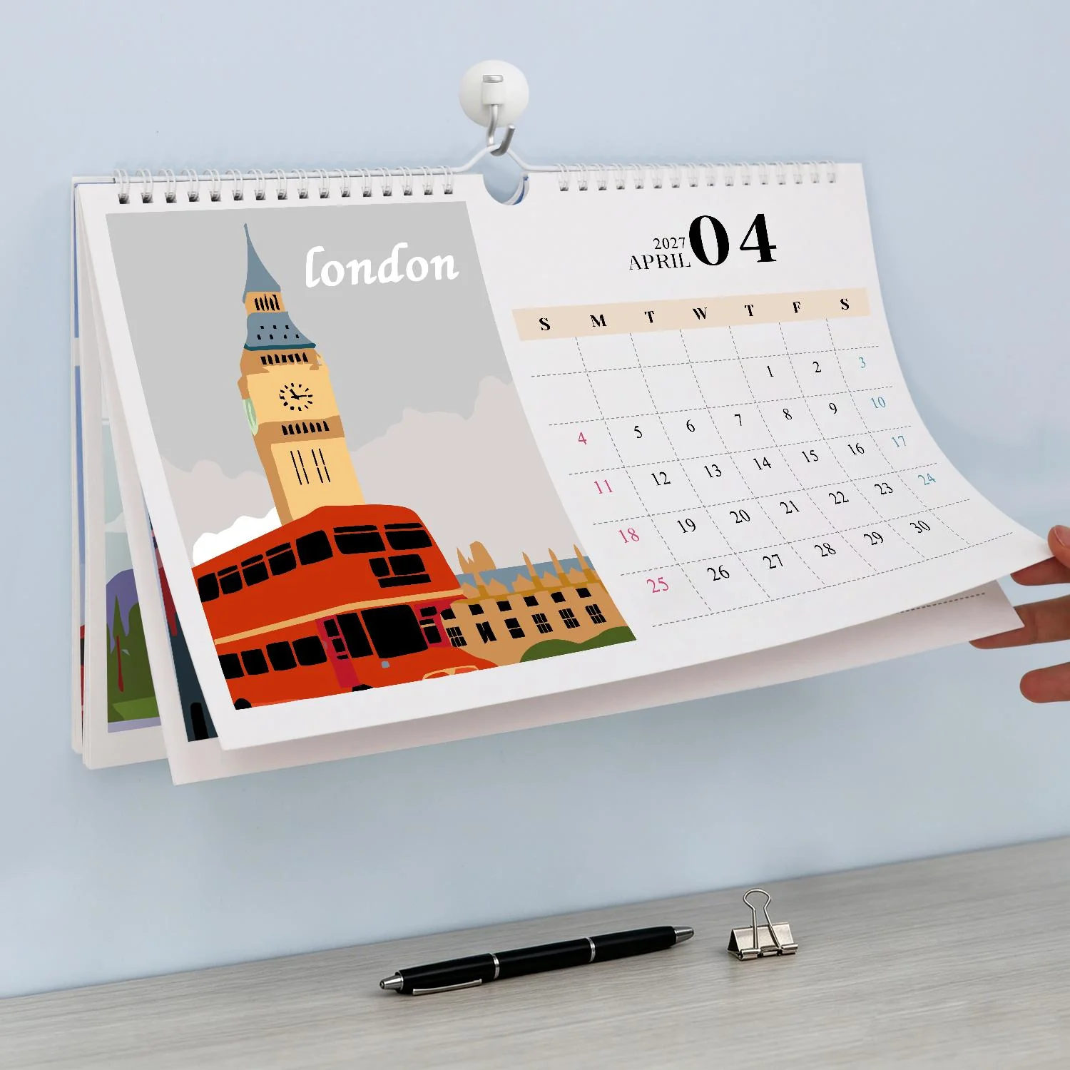 2027 Malen nach Zahlen Kalender | Berühmte Monumente Edition - Image 16