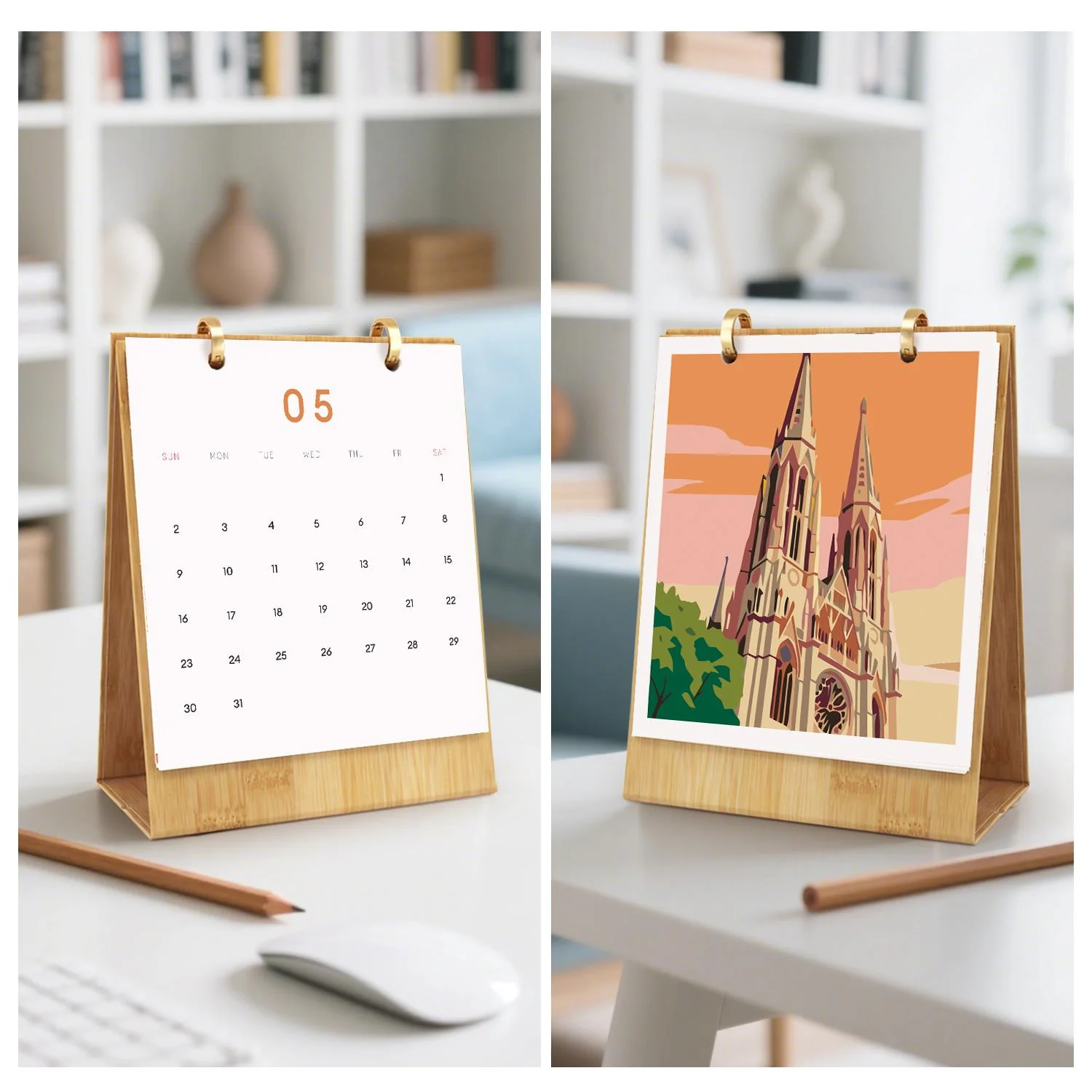 2027 Malen nach Zahlen Tischkalender | Reise Edition - Image 14
