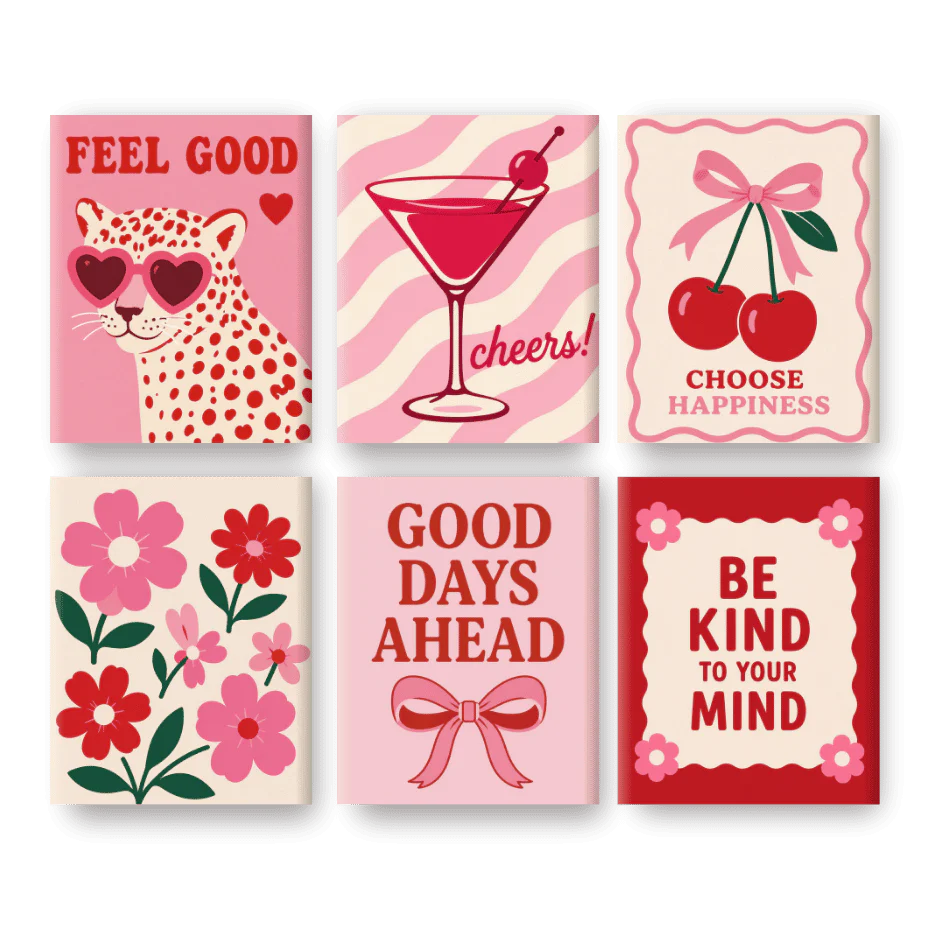 6 Mini-GemÀlde | Feel Good-Set