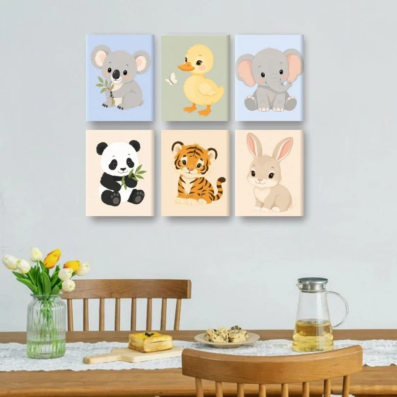 6 Mini-Gemälde | Kleine Süßlinge Set - Image 2