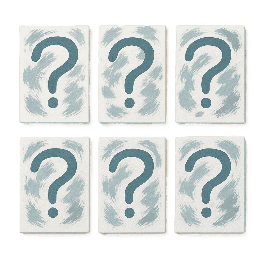 6 Mini-GemÀlde | Mystery-Set