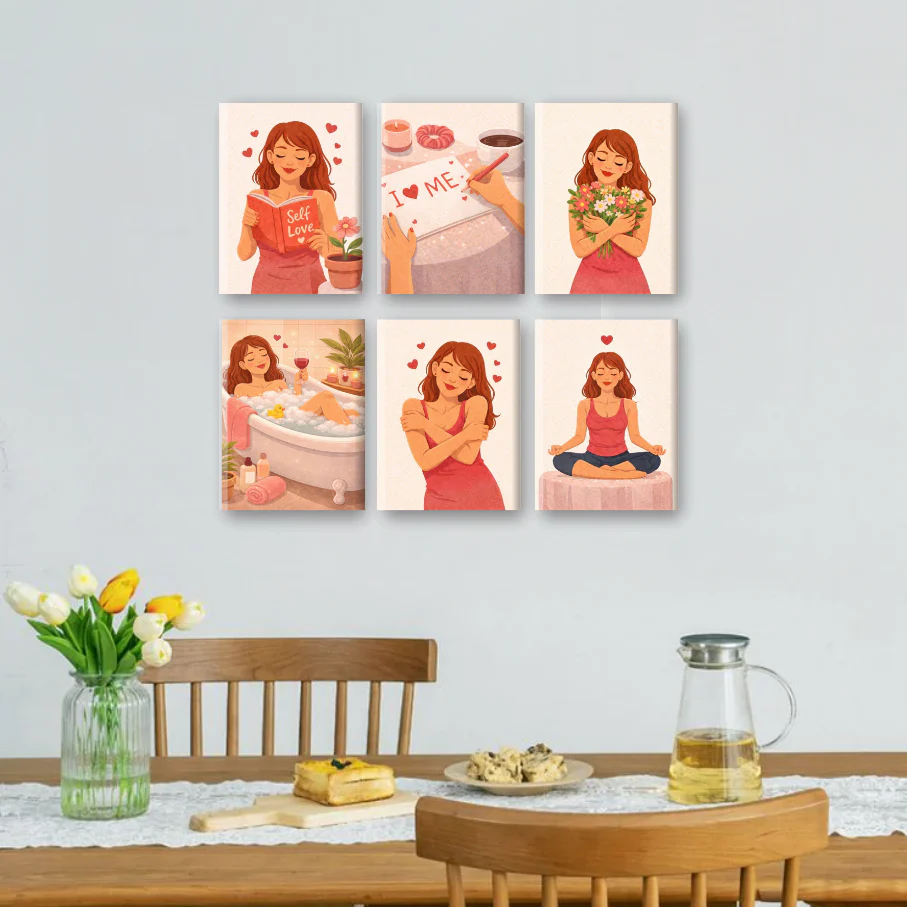 6 Mini-Gemälde | Self Love Set - Image 2