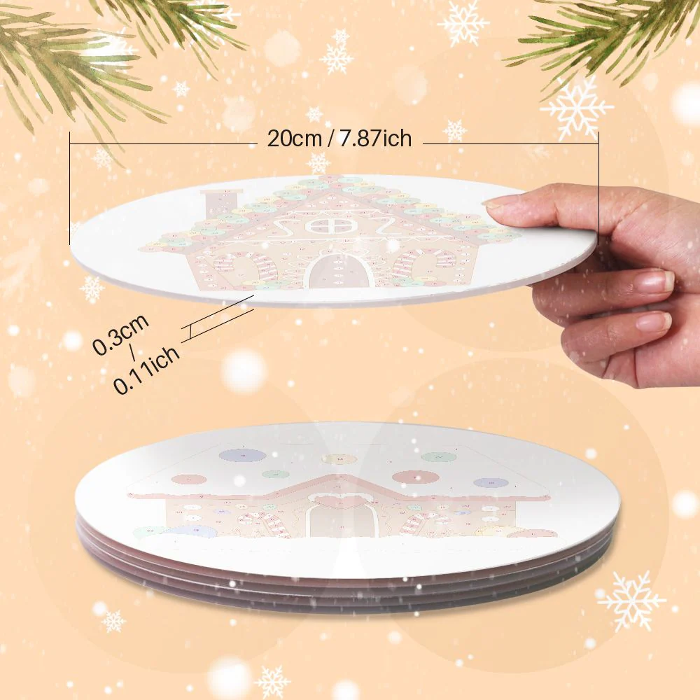 Malen nach Zahlen - 4 Tischsets | Weihnachtsset - Image 12