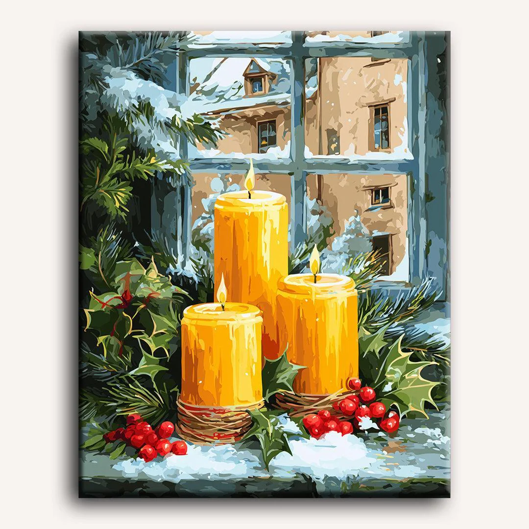 Malen nach Zahlen - Adventskerzen - Image 2