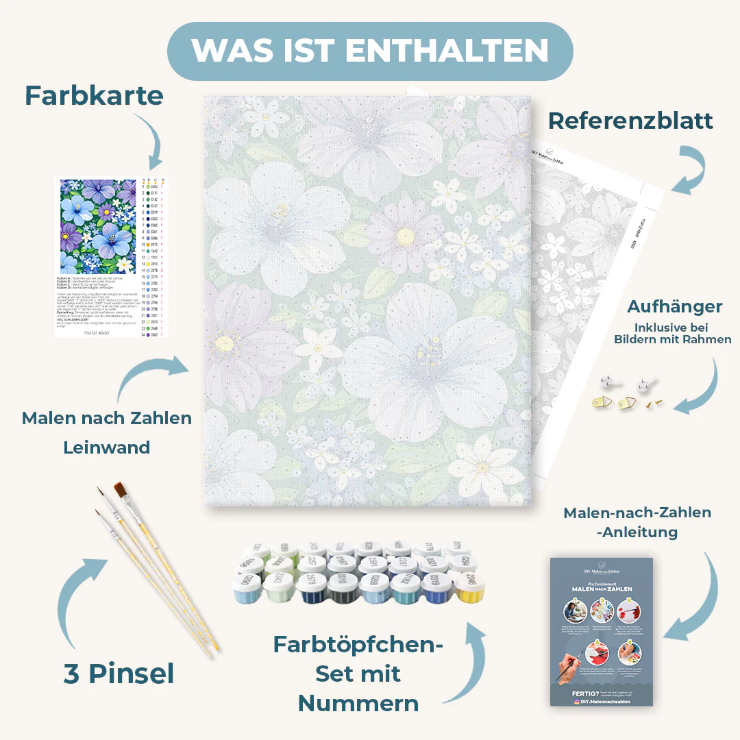 Malen nach Zahlen - Blühende Wiese - Image 3