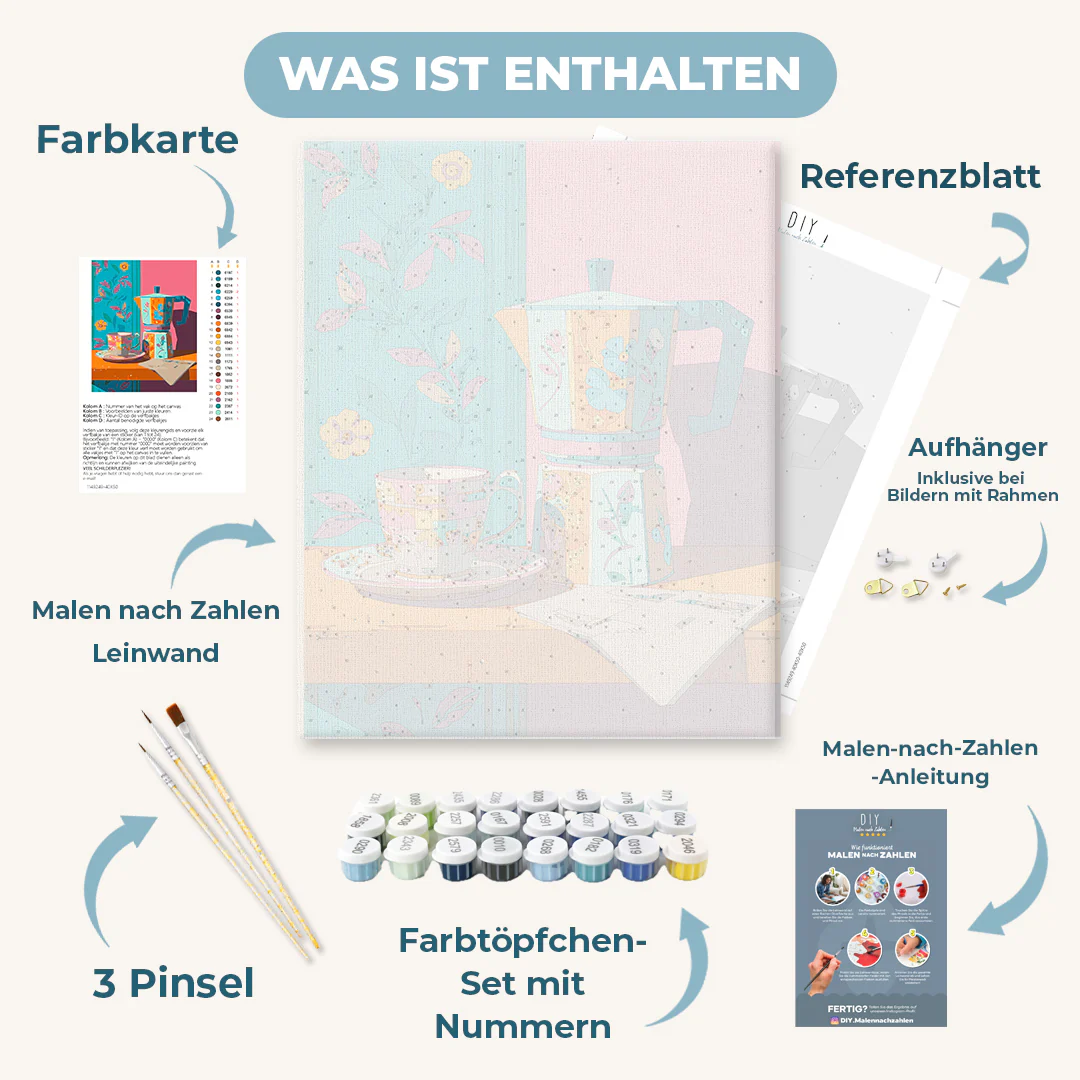 Malen nach Zahlen - Café à la Couleur - Image 3
