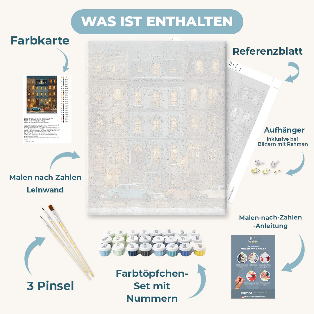 Malen nach Zahlen - Charmante Nachbarschaft - Image 3