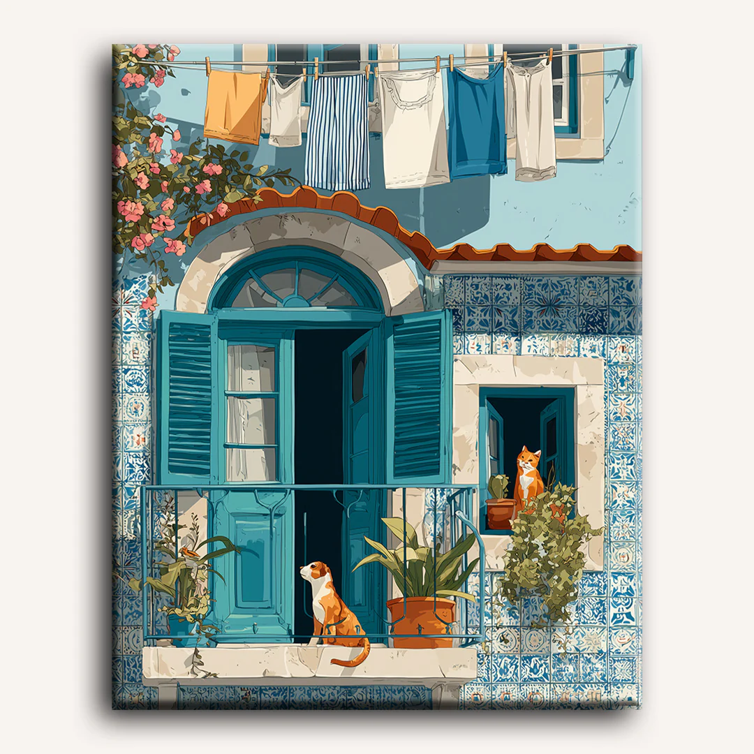 Malen nach Zahlen - Ein mediterraner Balkon - Image 2