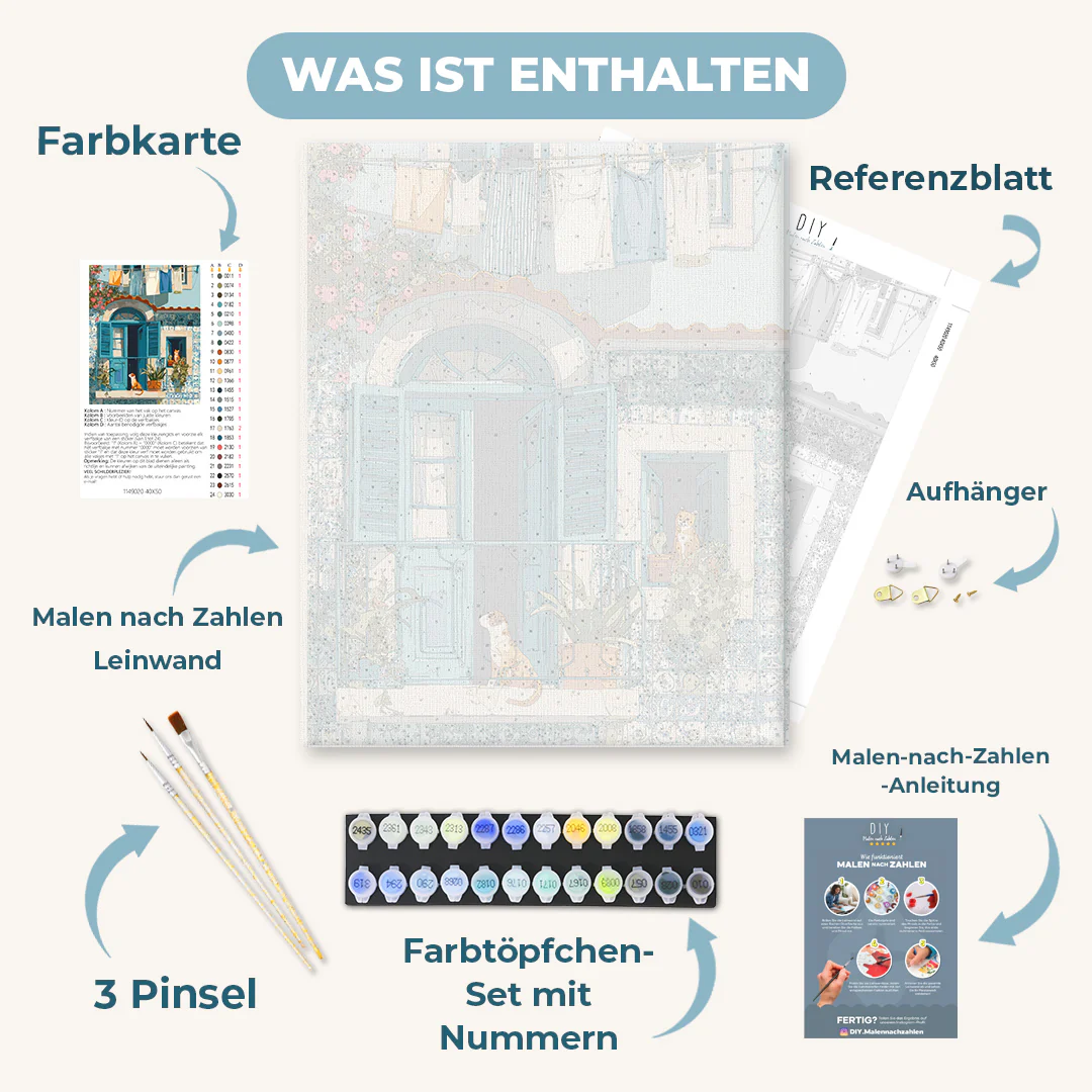 Malen nach Zahlen - Ein mediterraner Balkon - Image 3