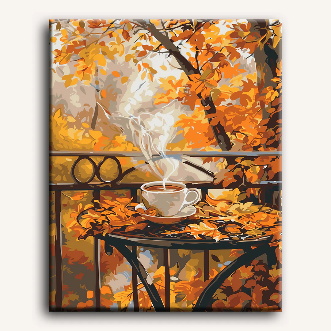 Malen nach Zahlen - Eine dampfende Tasse - Image 2