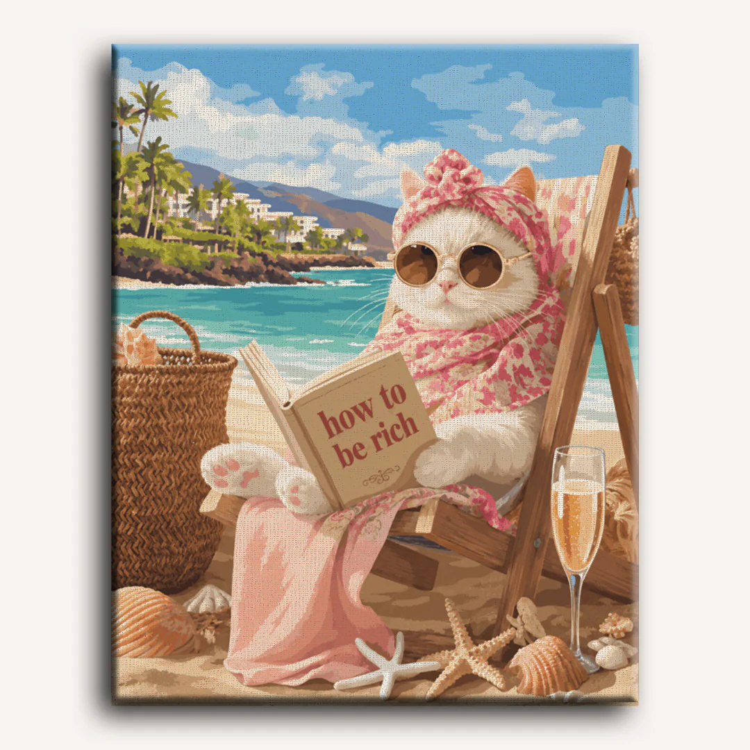 Malen nach Zahlen - Elegante Katze - Image 2