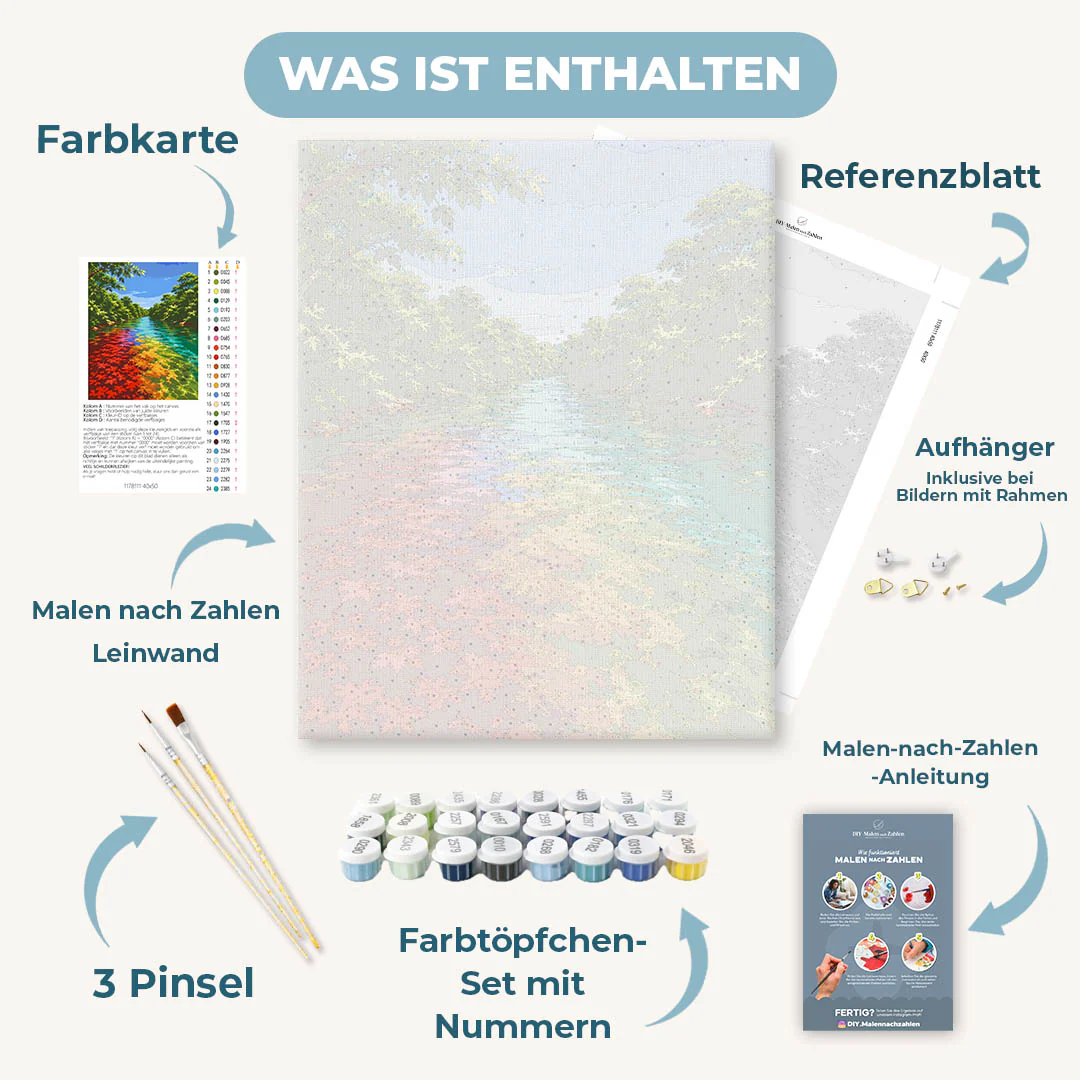 Malen nach Zahlen - Fünf-Farben-Fluss - Image 3