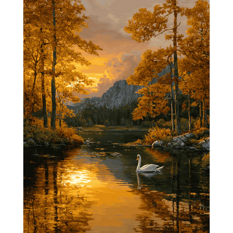 Malen nach Zahlen - Goldene Stunde