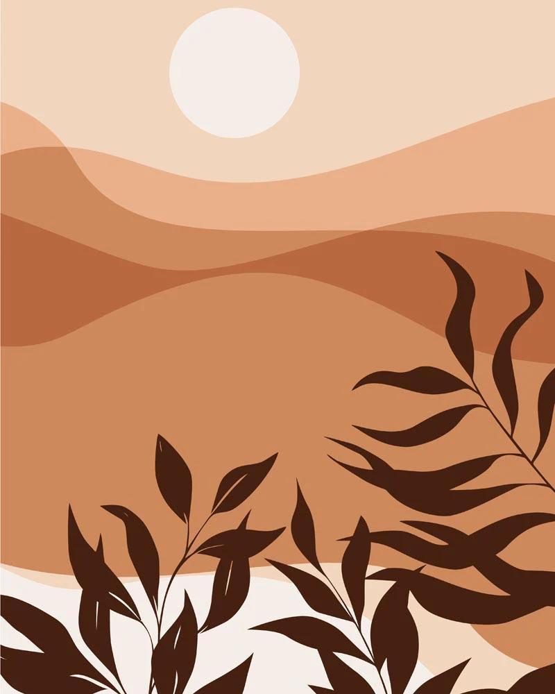 Malen nach Zahlen - Landschaft Illustration 3