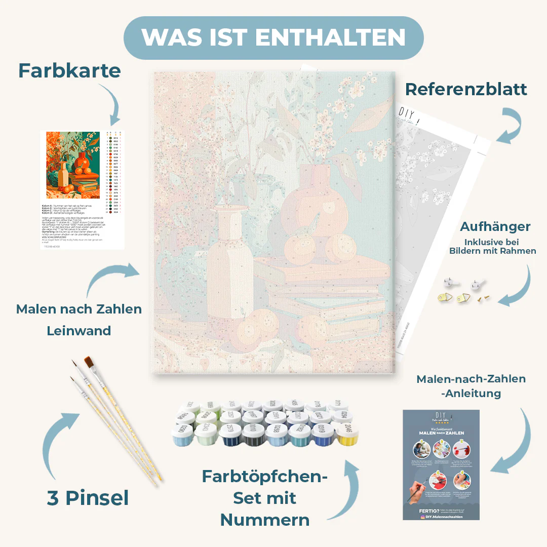 Malen nach Zahlen - Lebendiges Stillleben - Image 3