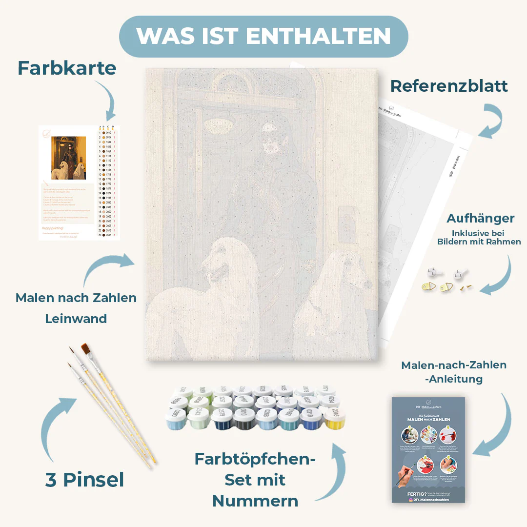 Malen nach Zahlen - Luxus & Hunde - Image 3