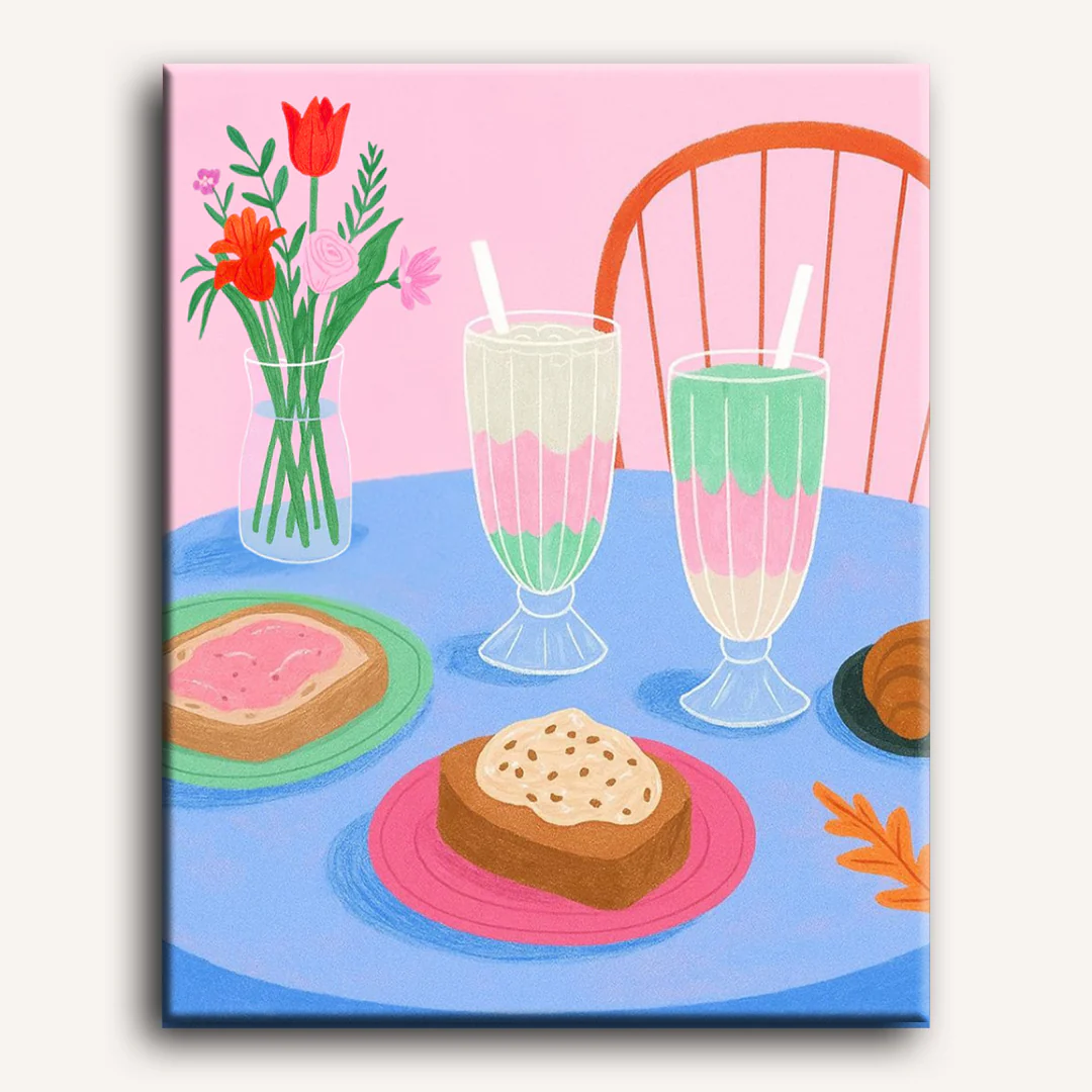 Malen nach Zahlen - Milchshakes - Image 2