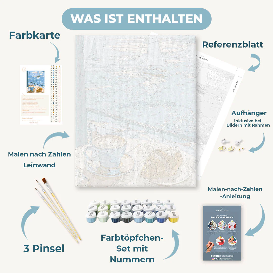Malen nach Zahlen - Morgensegeln - Image 3