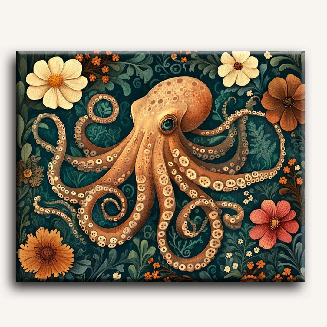Malen nach Zahlen - Oktopus - Image 2