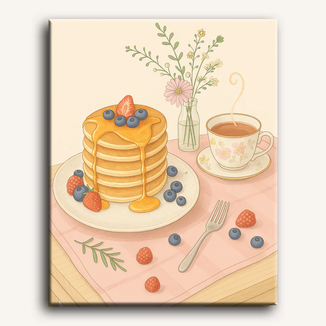 Malen nach Zahlen - Pfannkuchen mit Liebe - Image 2