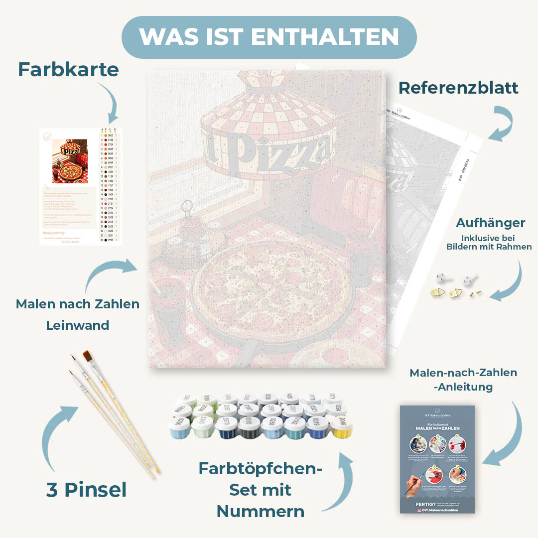 Malen nach Zahlen - Pizza Diner - Image 3