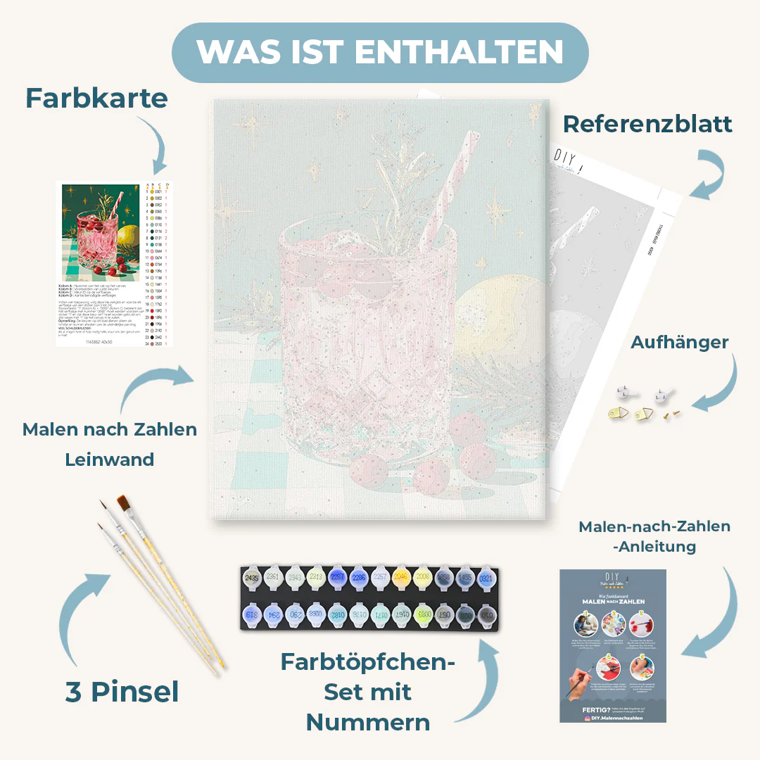 Malen nach Zahlen - Preiselbeerfreude - Image 3