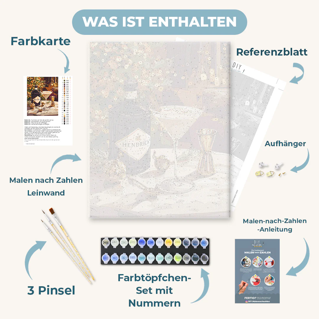 Malen nach Zahlen - Schluck Luxus - Image 3
