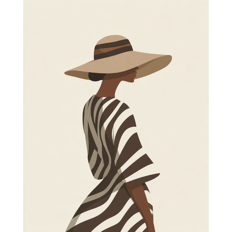 Malen nach Zahlen - Sommer-Look