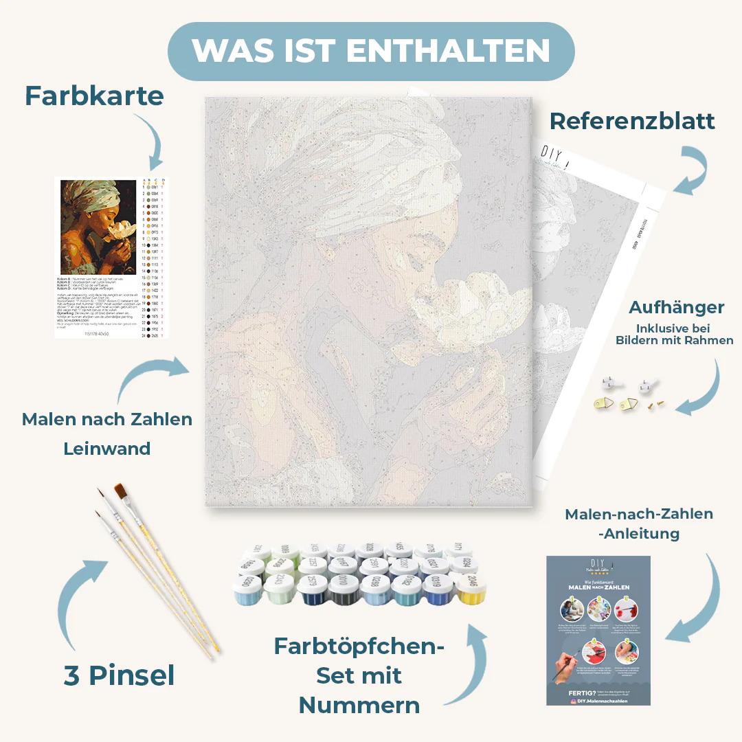 Malen nach Zahlen - Stille Blüte - Image 3