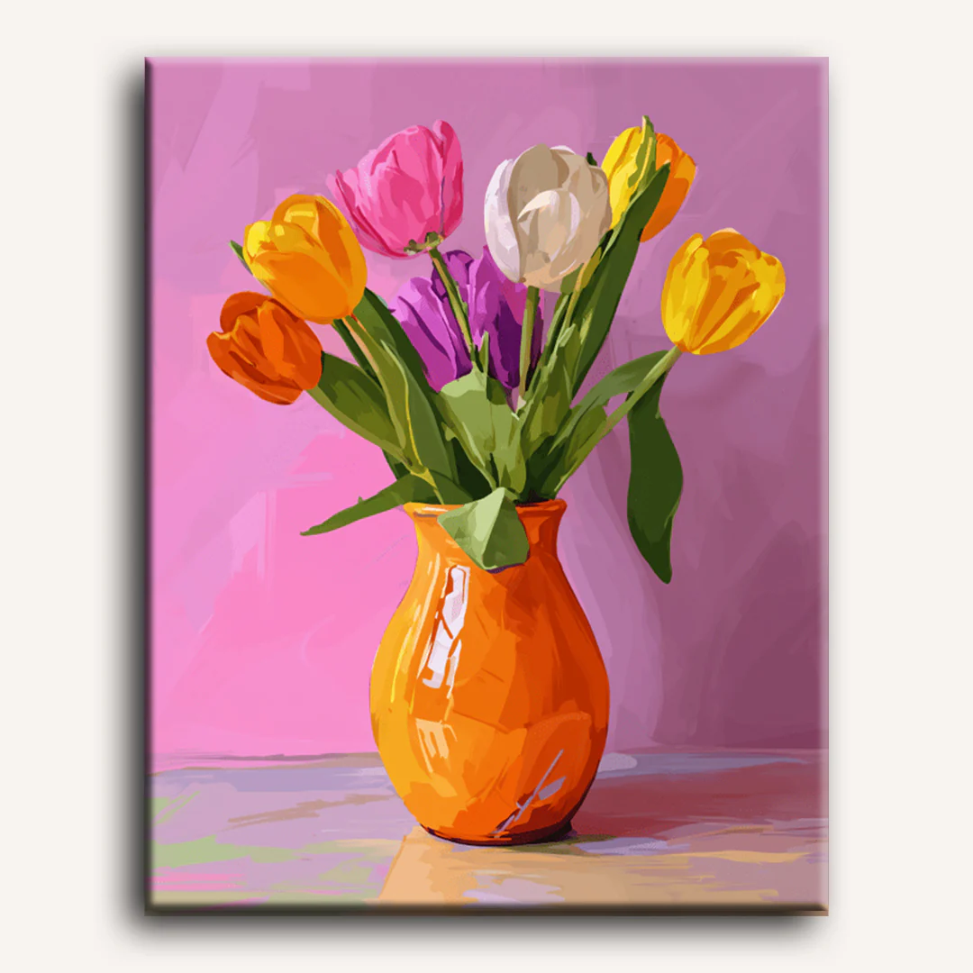 Malen nach Zahlen - Tulpenstrahlen - Image 2