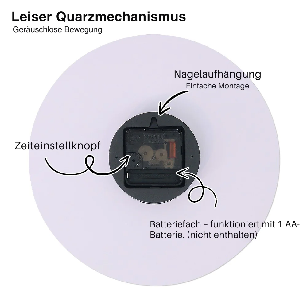 Malen nach Zahlen Uhr – Hübsche Katze - Image 4