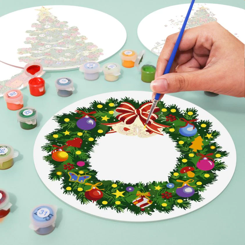 Malen nach Zahlen - Weihnachts-Tischsets | 4 Stück - Image 13