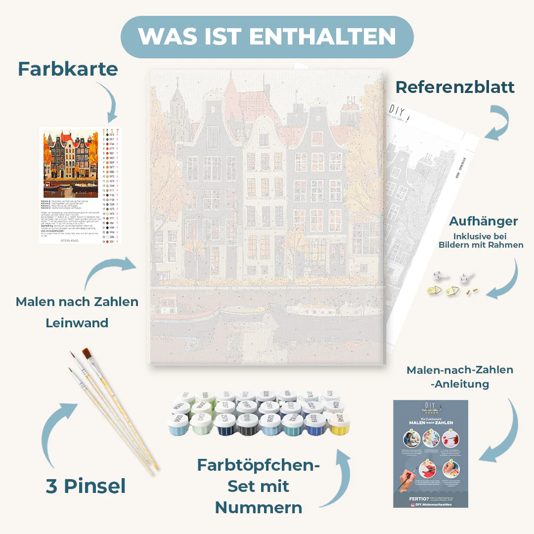 Malen nach Zahlen - Wunderschönes Amsterdam - Image 3