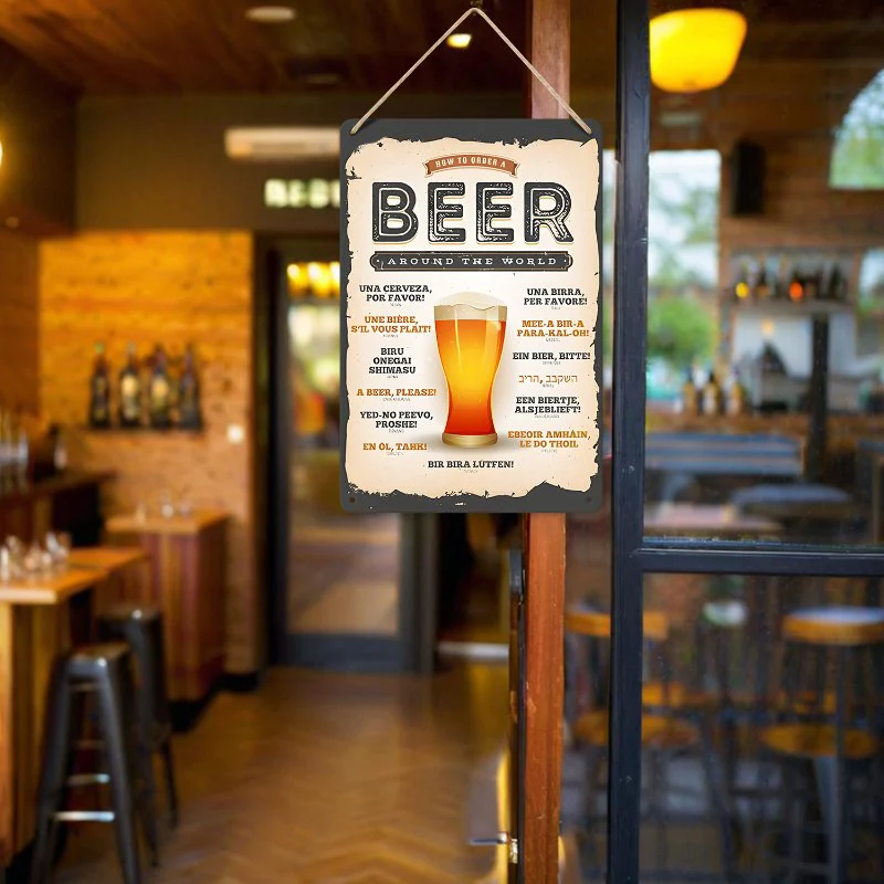 Metallisches Malen-nach-Zahlen-Poster | Beer around the world - Image 11