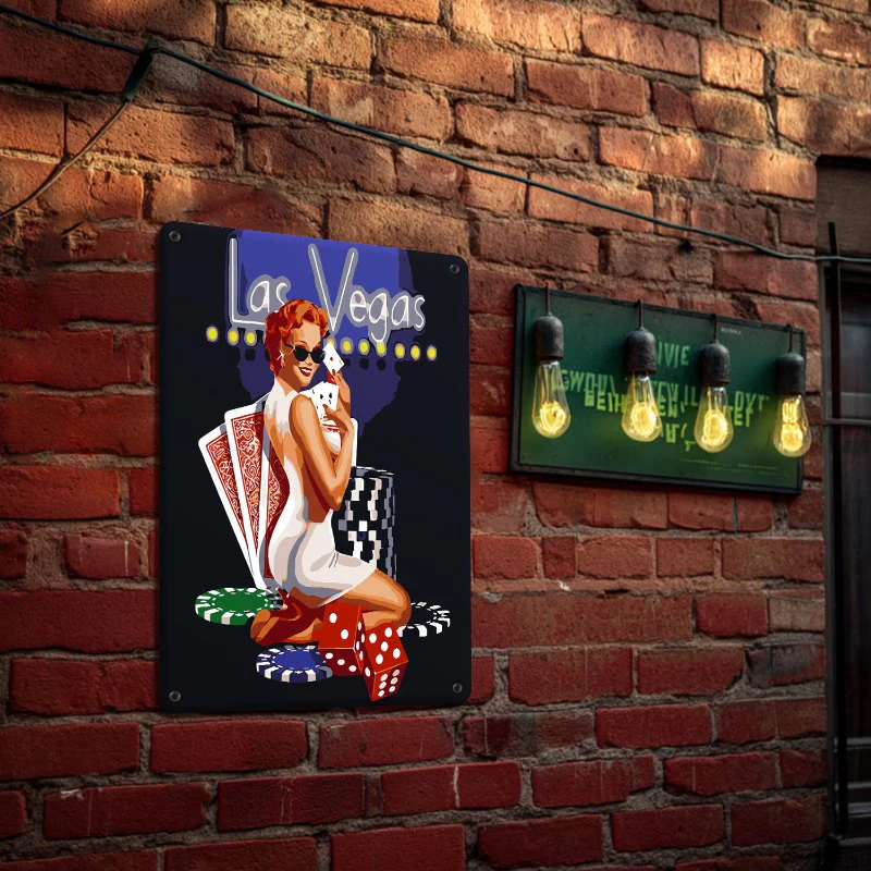 Metallisches Malen-nach-Zahlen-Poster | Las Vegas - Image 7