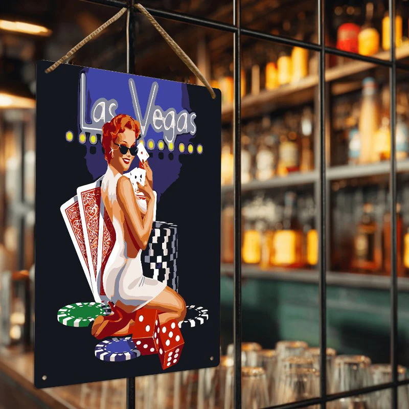 Metallisches Malen-nach-Zahlen-Poster | Las Vegas - Image 9